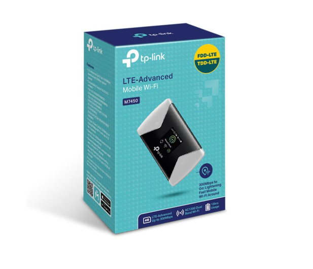TP-LINK M7450 mobilny LTE SIM Hot Spot - 427461 - zdjęcie 3